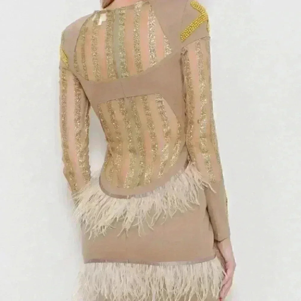 GLAM ALL OVER MINI DRESS - Picture 2 of 3